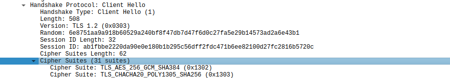 Curl Wireshark